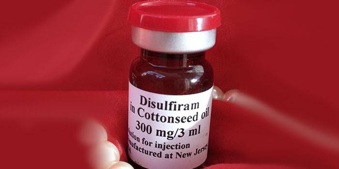 Disulfiram injekció