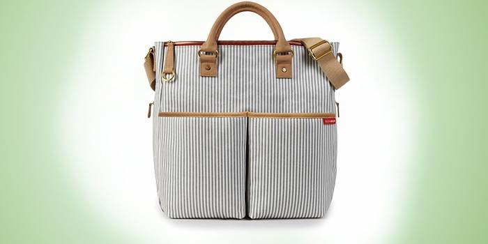 Skip Hop Duo Special Edition Gestreifte Tasche