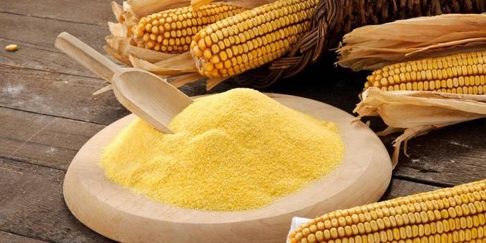 Ngô bắp và bột ngô