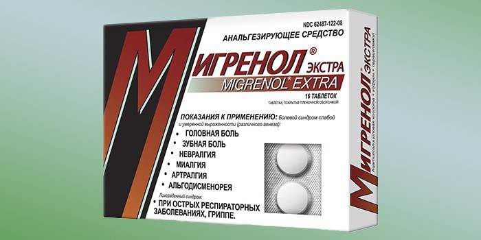 Verpackung Migrenol Extra