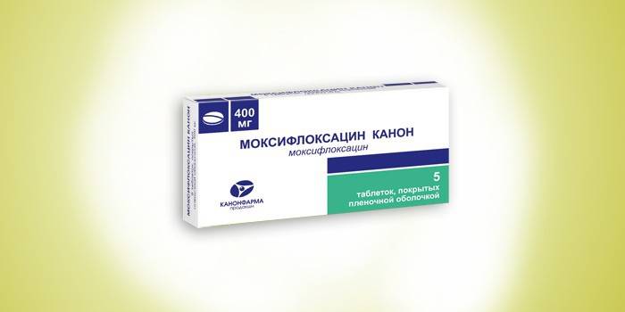 แท็บเล็ต Moxifloxacin