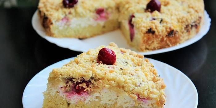Shortcake mit Quark-Kirsch-Füllung