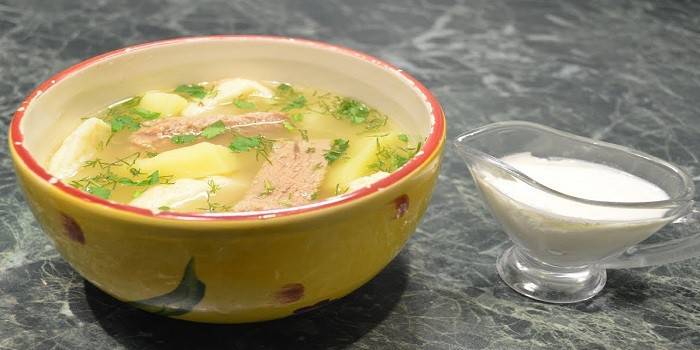 Súp bánh canh thịt bò