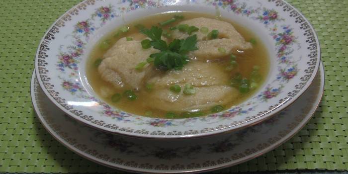 Súp bánh bao không trứng