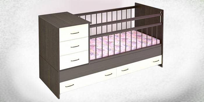 Μετατροπή κρεβατιού με συρταριέρα BABY BOOM Μαρούσι