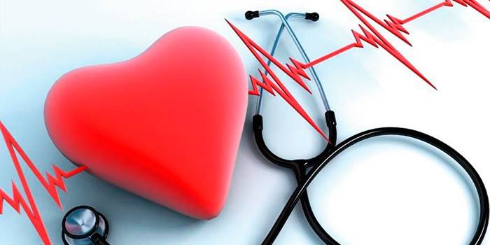 Fréquence cardiaque et stéthoscope