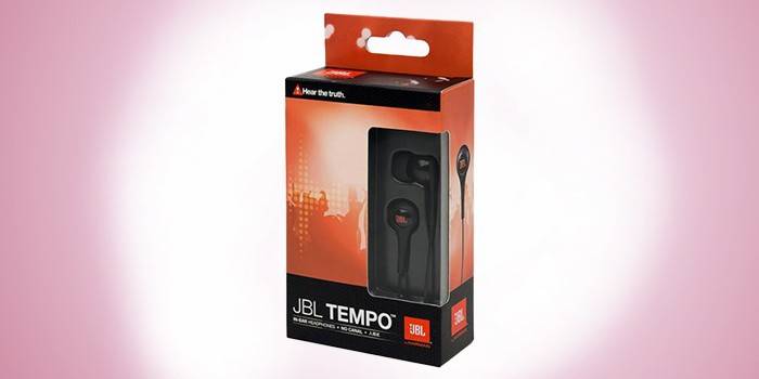 Auscultadores JBL Tempo Vacuum per pack
