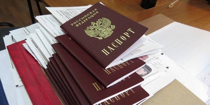 A pile of new passports