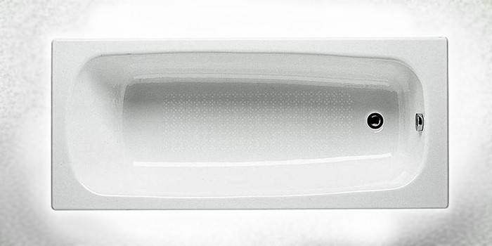 אמבטיה מברזל יצוק עם ציפוי נגד החלקה Roca Continental 170x70