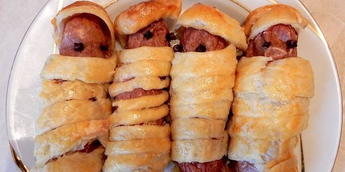 Xúc xích Puff pastry