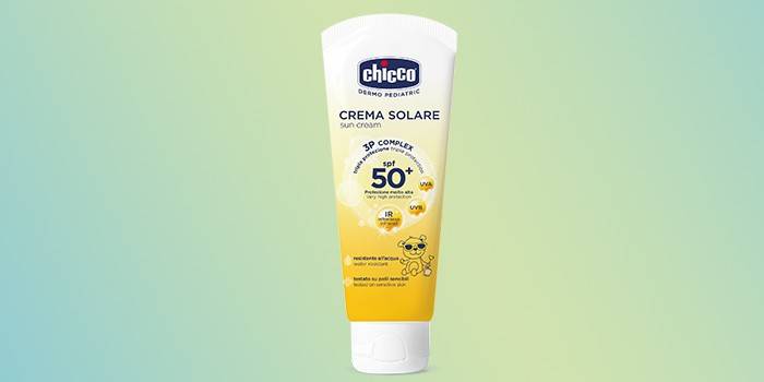 Lasten aurinkovoide Chicco, SPF 50+