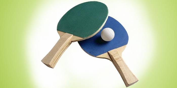Racket at Ping Pong Ball