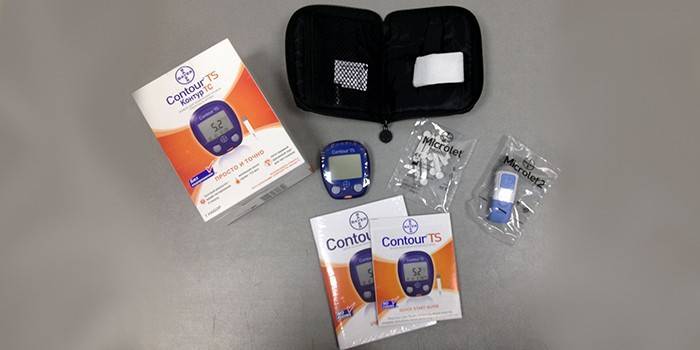Set complet d'un glucomètre