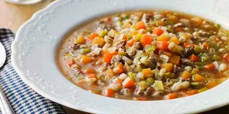 Soupe à l'orge