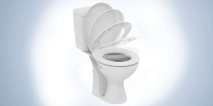 WC-edény bidével és fedjük le a VIDIMA Seva Fresh E405001 mikroemelővel