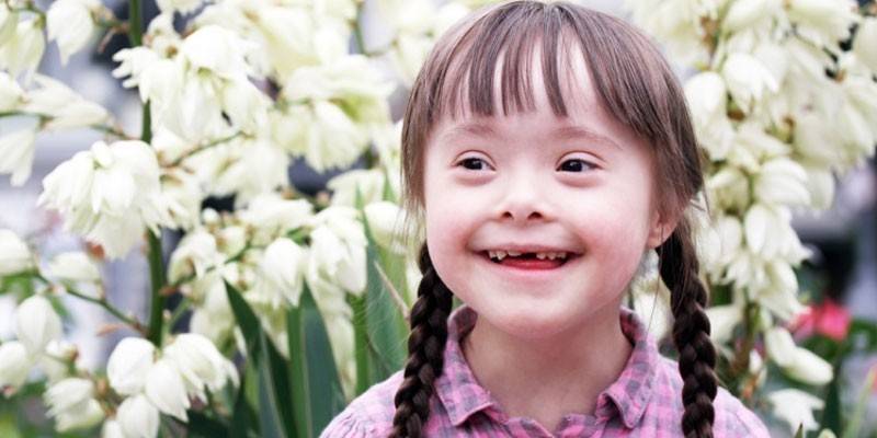 Girl with Down Syndrome