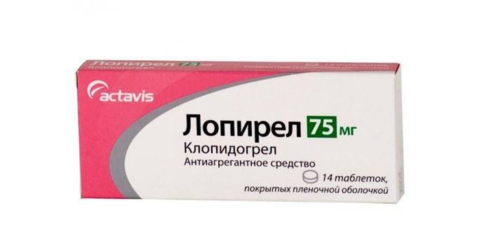 Lopirel Plavix แอนะล็อก