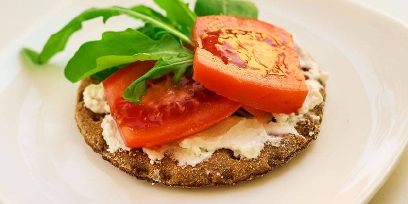 Con tomates frescos