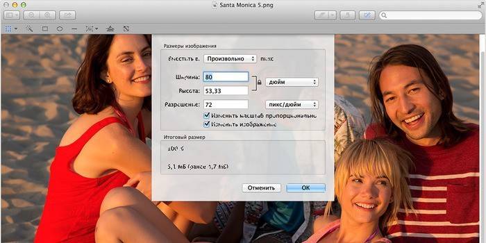 Attēla lieluma maiņa tiešsaistē