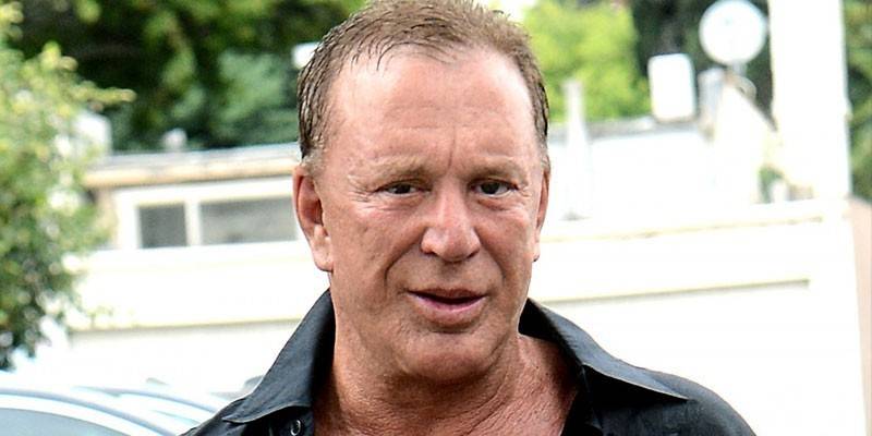 Skuespiller Mickey Rourke