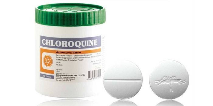 La cura per la clorochina di malaria