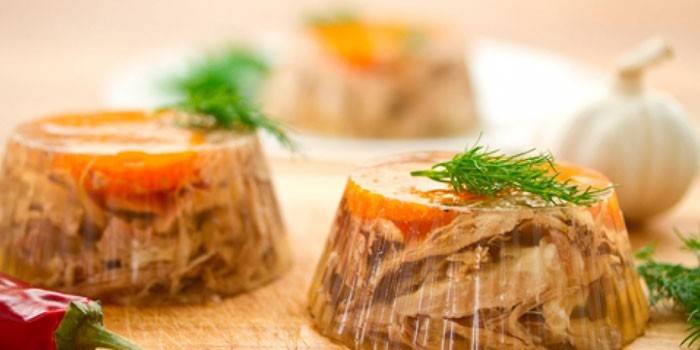 Carne de res en gelatina
