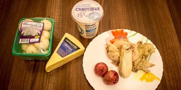 Ingredientes para el plato