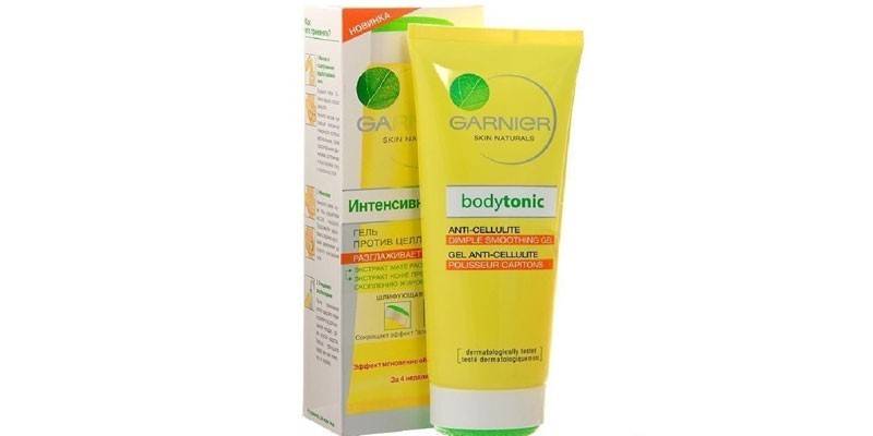 Anticeliulitinis boditonikas, kurį sukūrė Garnier