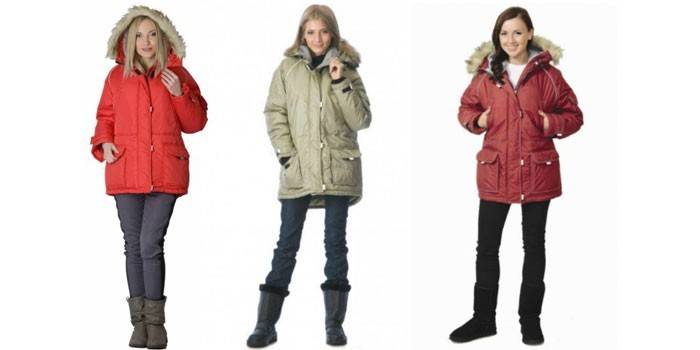 Les filles dans des vestes