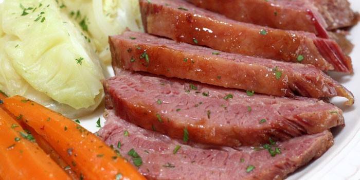Porc de bœuf salé