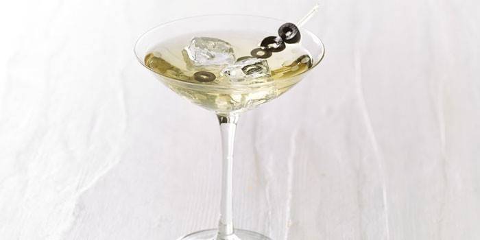 Cocktail seco de martini