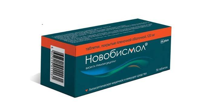 Новобисмол таблетки