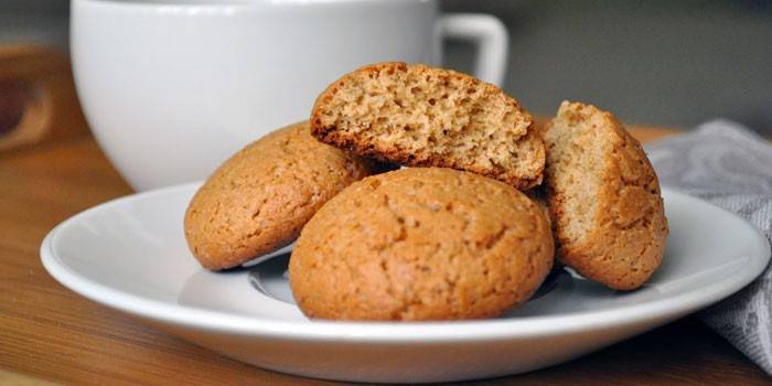 Biscoitos de aveia com canela