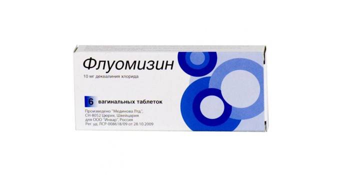 Compresse di fluomizina