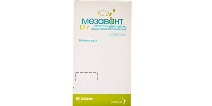 Mesavant tabletės