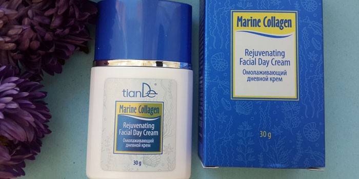 În timpul zilei cu colagen marin de la Tiande