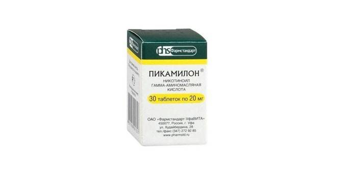 „Picamilon“ tabletės