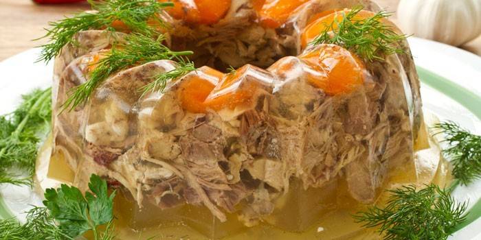 Carne en gelatina