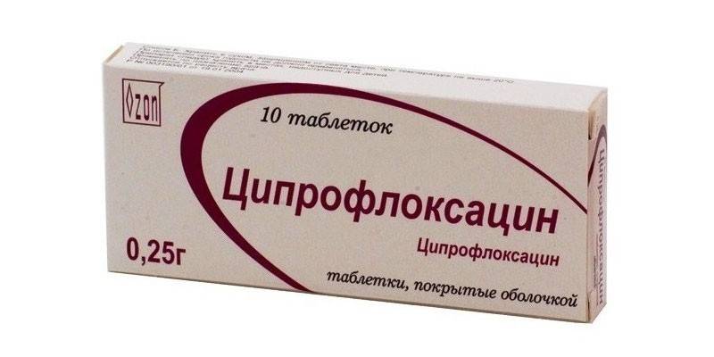 แท็บเล็ต Ciprofloxacin