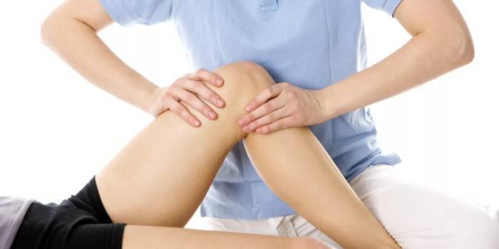 Masaje de rodilla