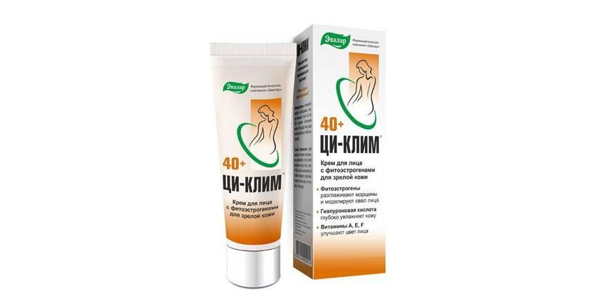 medicament anti-îmbătrânire de la Evalar Qi-Klim 40+