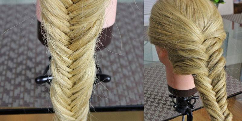 Fishtail frizūra