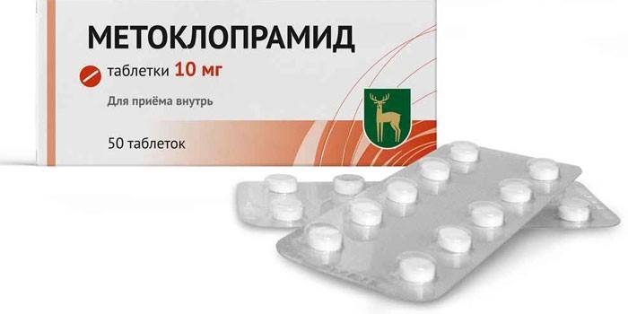 Comprimés de vomissement métoclopramide