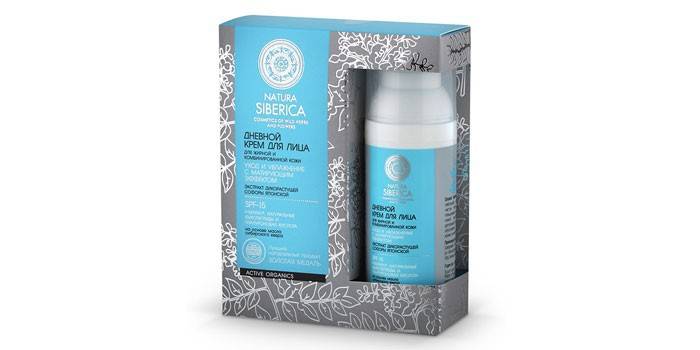 Crème de jour Natura Siberica pour peaux mixtes