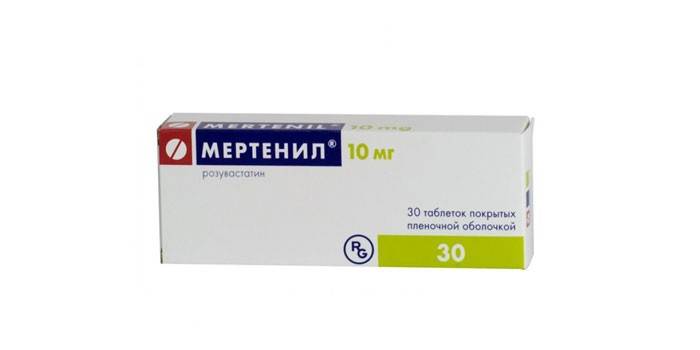 Mertenil tabletleri pakette