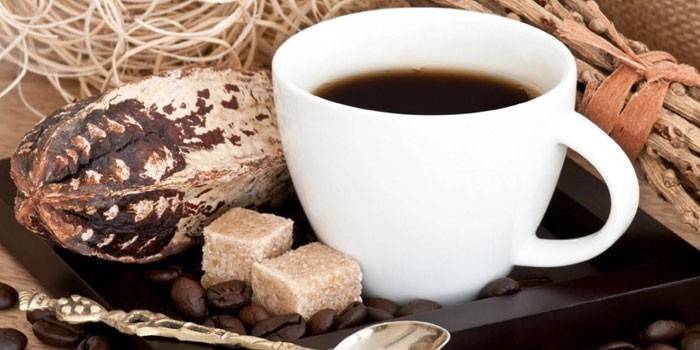 Café en una taza