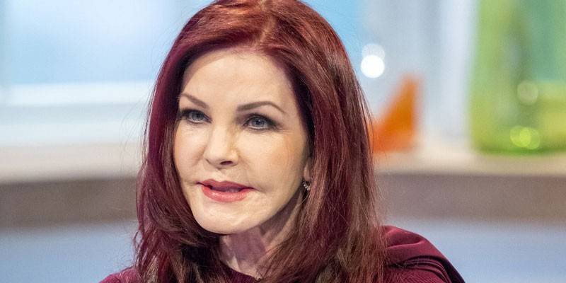 Stock Foto Priscilla Presley efter plast