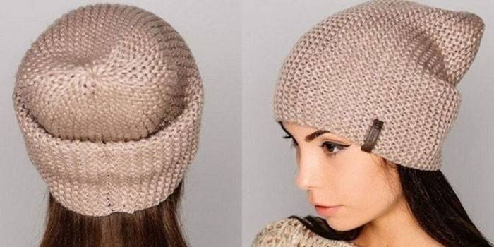 Fată într-o pălărie Beanie