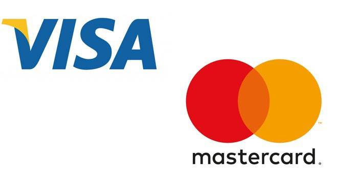 Logos Visa és Mastercard