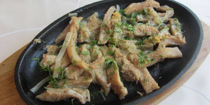 Frito con cebolla
